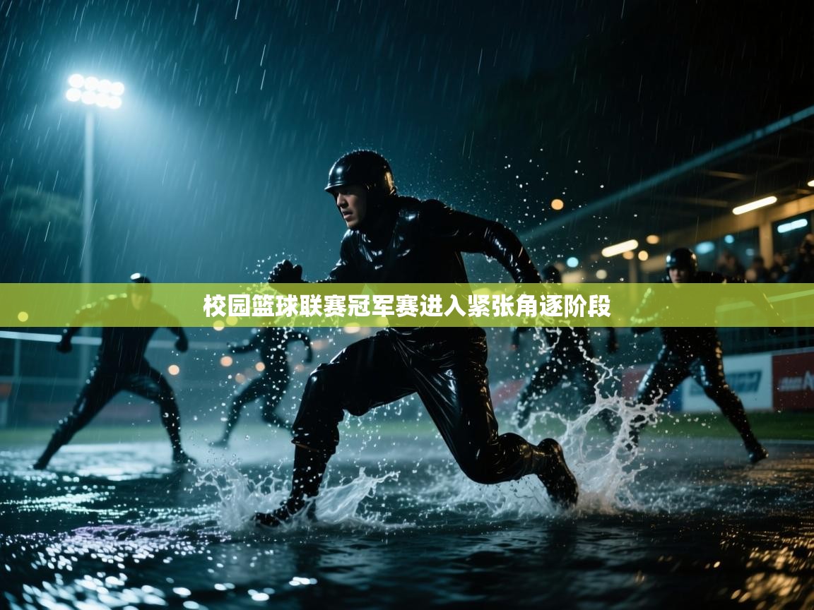校园篮球联赛冠军赛进入紧张角逐阶段